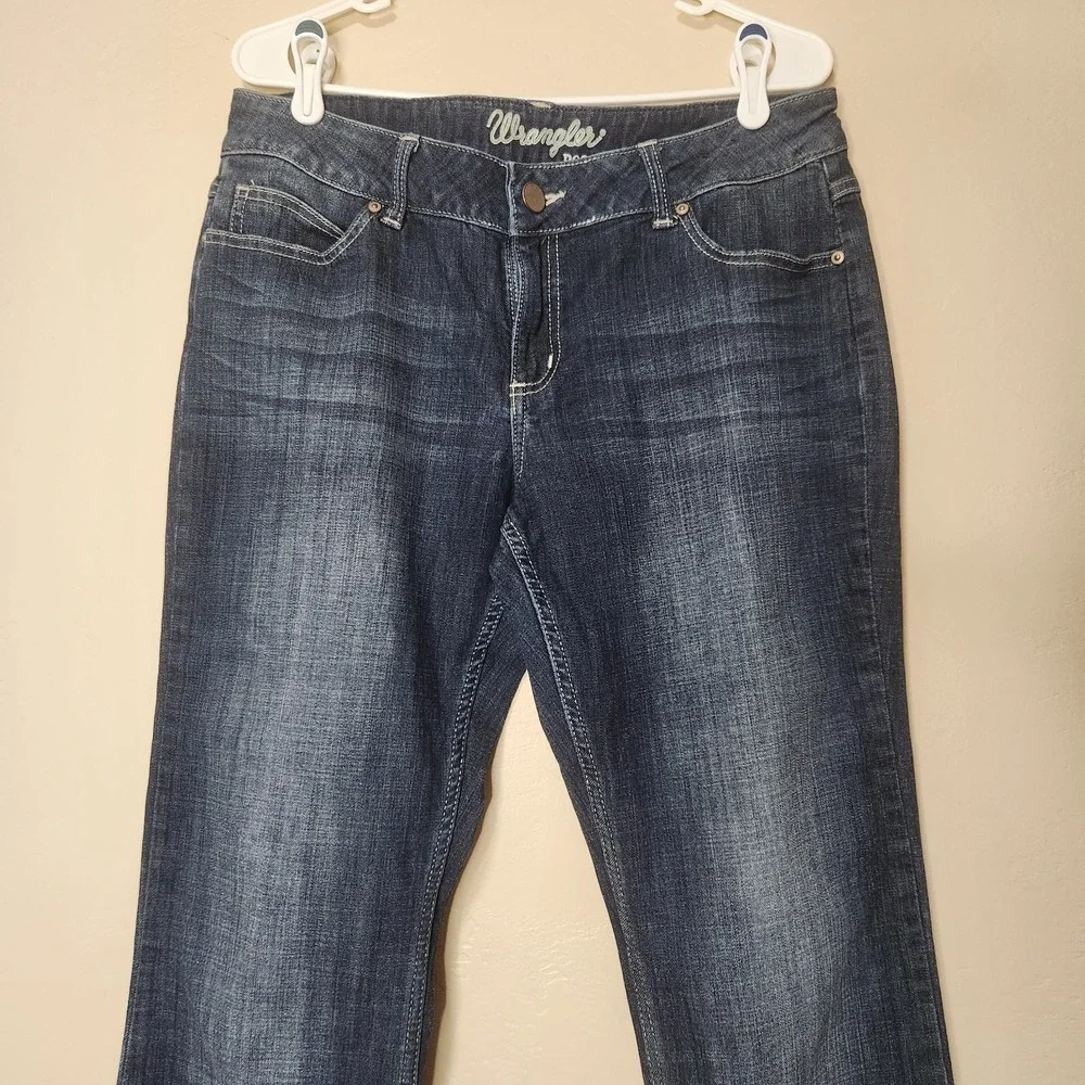 Wrangler Bootcut Jeans Dark‎ Wash Womens Size 11x34